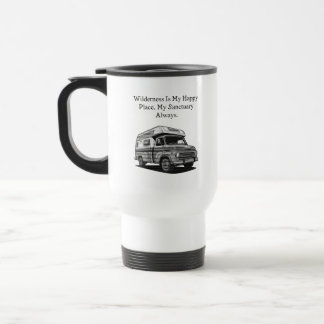 Caneca Térmica Selvageria Meu Lugar Feliz Santuário Amante da Nat