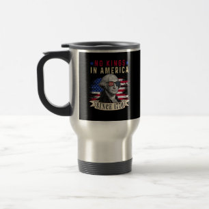 Caneca Térmica Sem Reis Na América Bandeira EUA Estilo Retro Lega
