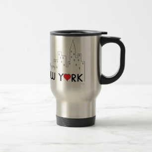 Caneca Térmica Sempre Feliz em Nova Iorque