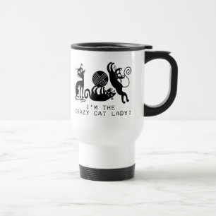 Caneca Térmica Senhora de Gato Louca