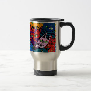 Caneca Térmica Senhora louca do gato