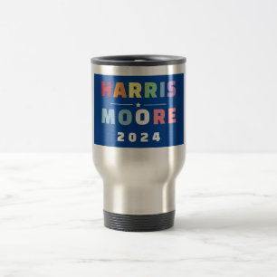 CANECA TÉRMICA SENHORA PRESIDENTE KAMALA HARRIS MOORE 2024