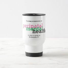 Caneca Térmica Sensibilização MENTAL PERINATAL Personalizável