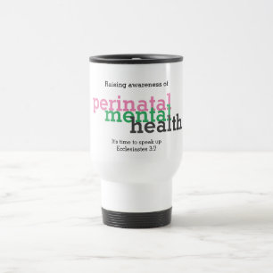 Caneca Térmica Sensibilização MENTAL PERINATAL Personalizável