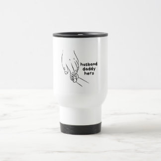 Caneca Térmica Sentimental Family and Love Line Art Illustration