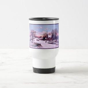 Caneca Térmica Serviços Religiosos na Manhã da Véspera de Natal