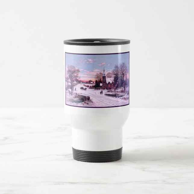 Caneca Térmica Serviços Religiosos na Manhã da Véspera de Natal (Centro)