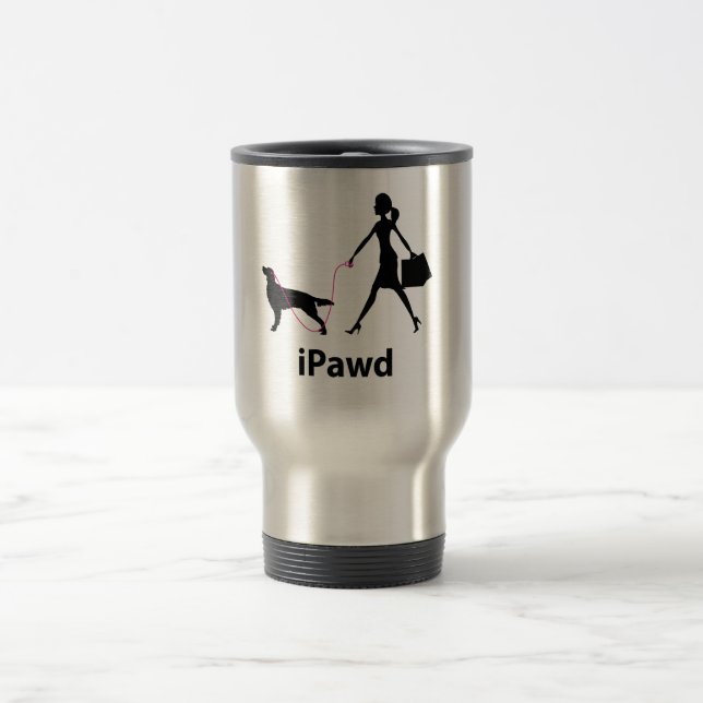 Caneca Térmica Setter vermelho & branco irlandês (Centro)