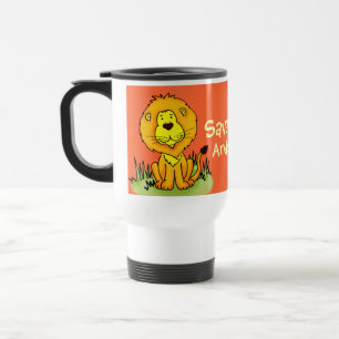 Caneca Térmica "Seu nome" caçoa o viagem alaranjado do