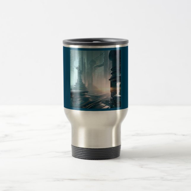 Caneca Térmica SF Cidade Futurística 4 (Centro)