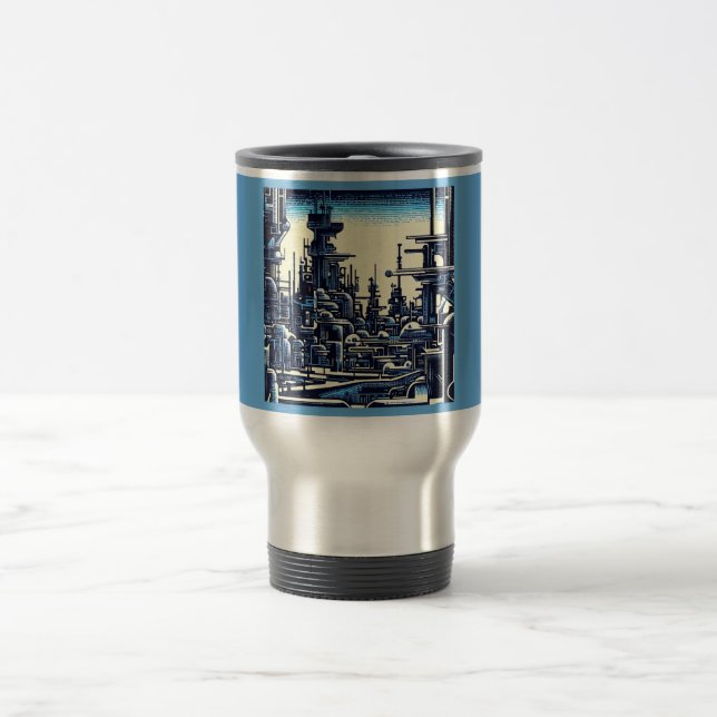 Caneca Térmica SF Füturística - Corte 4 (Centro)