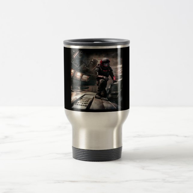 Caneca Térmica SF Hero a bordo nave espacial 3 (Centro)