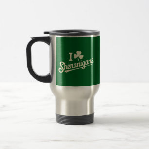 Caneca Térmica Shamrock Saint Patricks, da Patty Irlandesa Engraç
