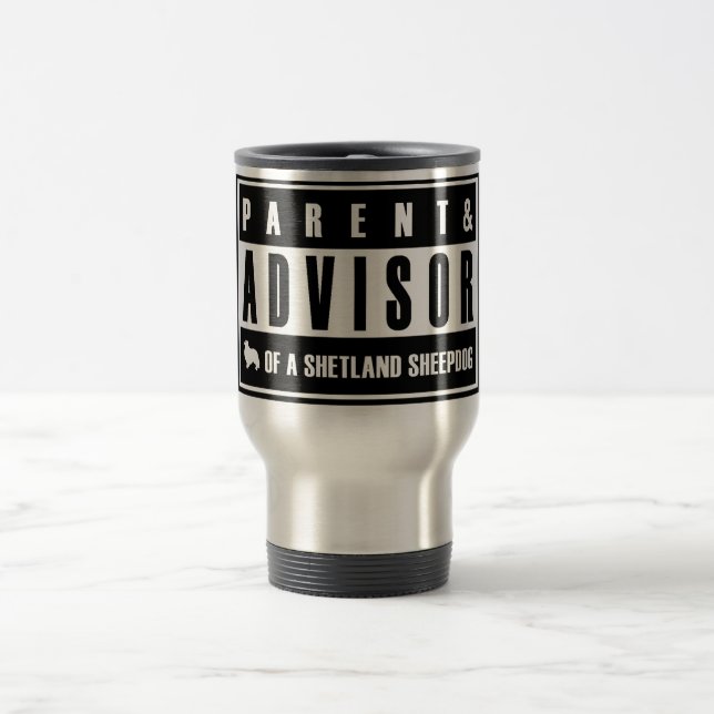 Caneca Térmica Sheepdog de Shetland (Centro)