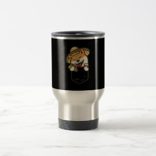 Caneca Térmica Shiba Inu (bolso) Cão mexicano Taco Tequila
