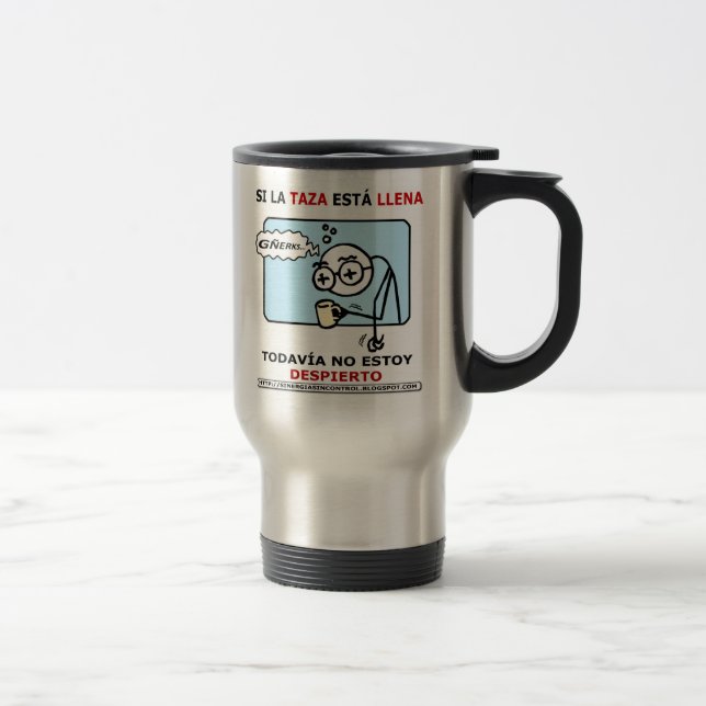 Caneca Térmica Si la taza está lena... (Direita)
