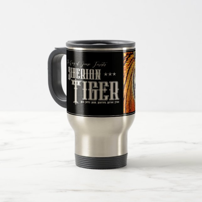 Caneca Térmica Siberian Tiger (Frente Esquerda)