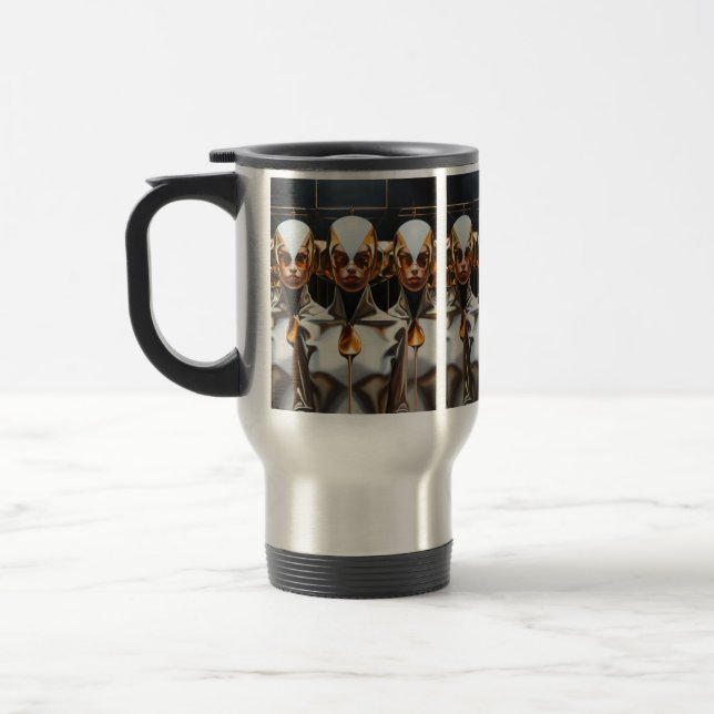 Caneca Térmica Silent Order/Surreal Stainless Steel Mug (Esquerda)