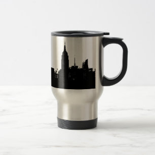 Caneca Térmica Silhouette Black White New York
