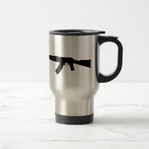 Caneca Térmica Silhueta de AK-47