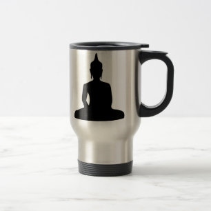 Caneca Térmica Silhueta de assento de Buddha