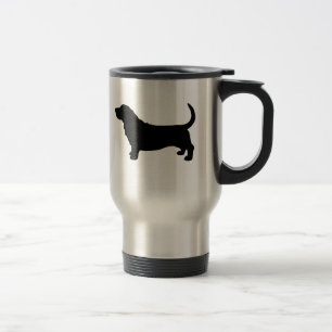 Caneca Térmica Silhueta do Basset Hound