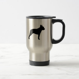 Caneca Térmica Silhueta do Boston Terrier