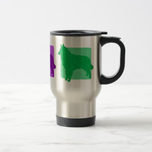 Caneca Térmica Silhuetas coloridas de Tervuren