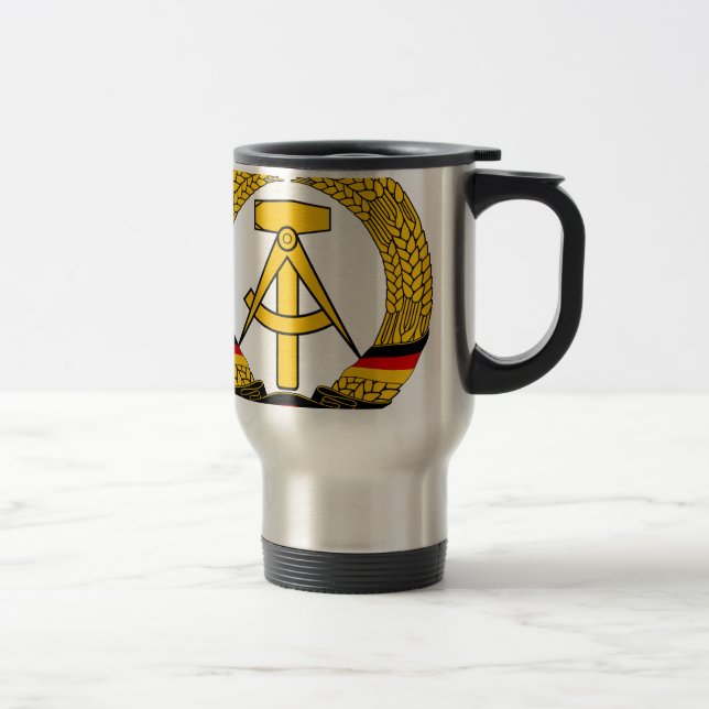 Caneca Térmica Simbolize o der RDA - emblema nacional do GDR (Direita)