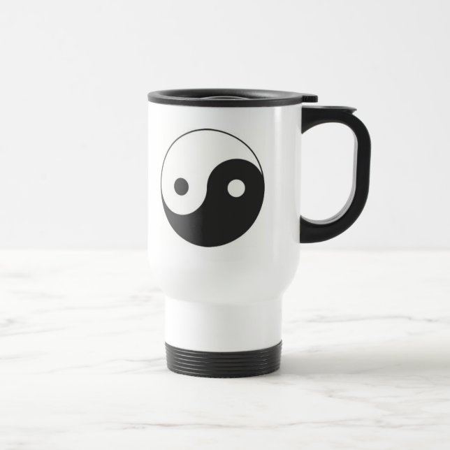 CANECA TÉRMICA SÍMBOLO DE YIN & DE YANG (Direita)