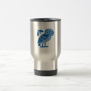 Caneca Térmica Símbolo emblem owl bi do município de Atenas