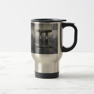Caneca Térmica Símbolo Gemini Zodiac em Estilo de Distância Gru