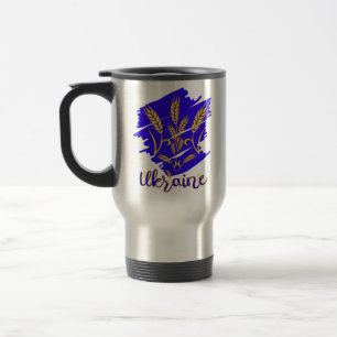Caneca Térmica Símbolo nacional ucraniano trizub feito de orelha 