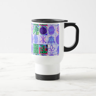Caneca Térmica Símbolos de KARUNA Reiki: Rendição artística