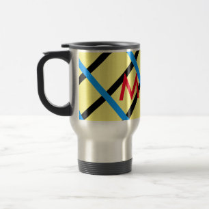Caneca Térmica Simples monograma adicione seu nome com letra míni