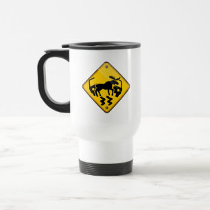 Caneca Térmica Sinal de cruzamento de alce