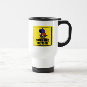 Caneca Térmica Sinal de Superherói do Batente Chibi
