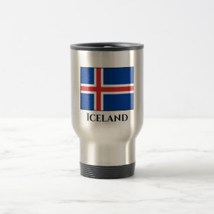Caneca Térmica Sinalizador da Islândia (islandês)