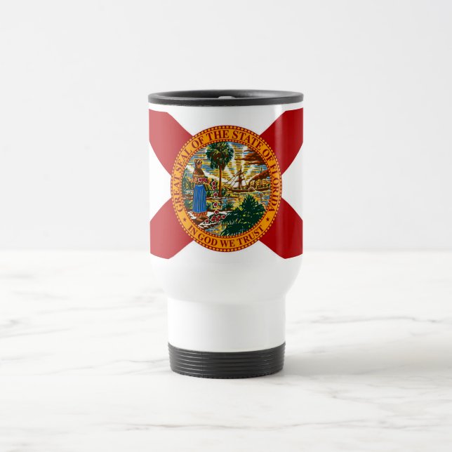 Caneca Térmica Sinalizador do Estado da Flórida (Centro)