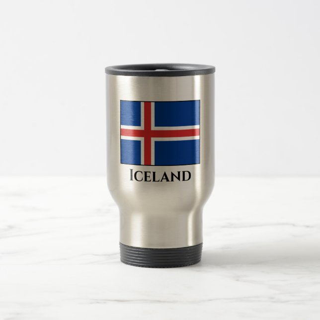 Caneca Térmica Sinalizador Islândia (islandês) (Centro)