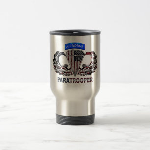 Caneca Térmica Sinalizador Paraquedista Americano Projetado Perso