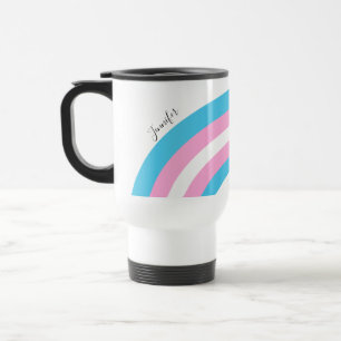 Caneca Térmica Sinalizador Personalizado do Orgulho Arco-Íris Tra