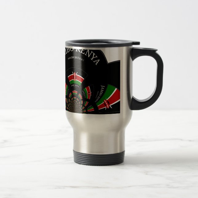 Caneca Térmica Sinalizador Queniano Inspirou Jambo Bem-Vindo Desi (Direita)