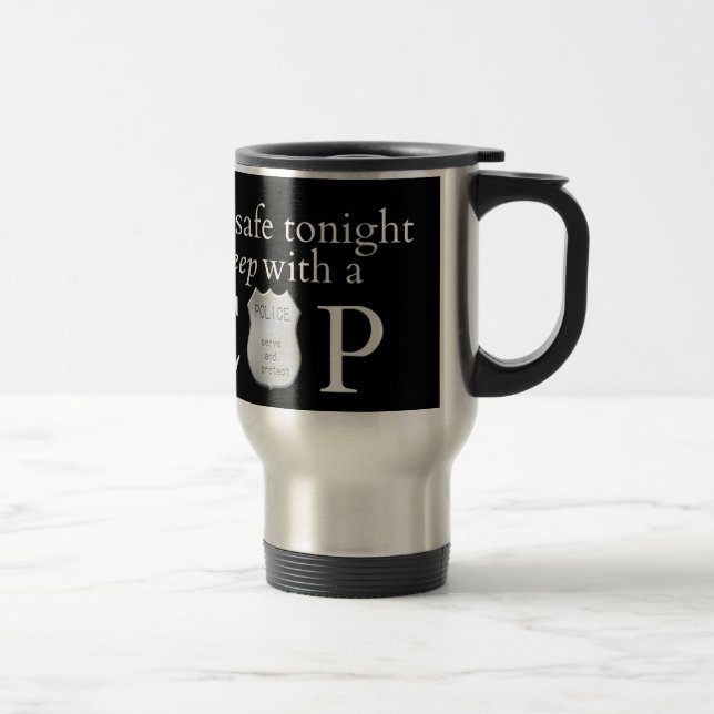 Caneca Térmica Sinta-se seguro esta noite! (Direita)