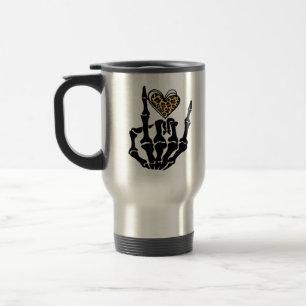Caneca Térmica Skeleton Heart Hands Classic