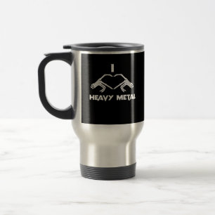 Caneca Térmica Skeleton Mãos Coração - Dia de as Bruxas engraçado