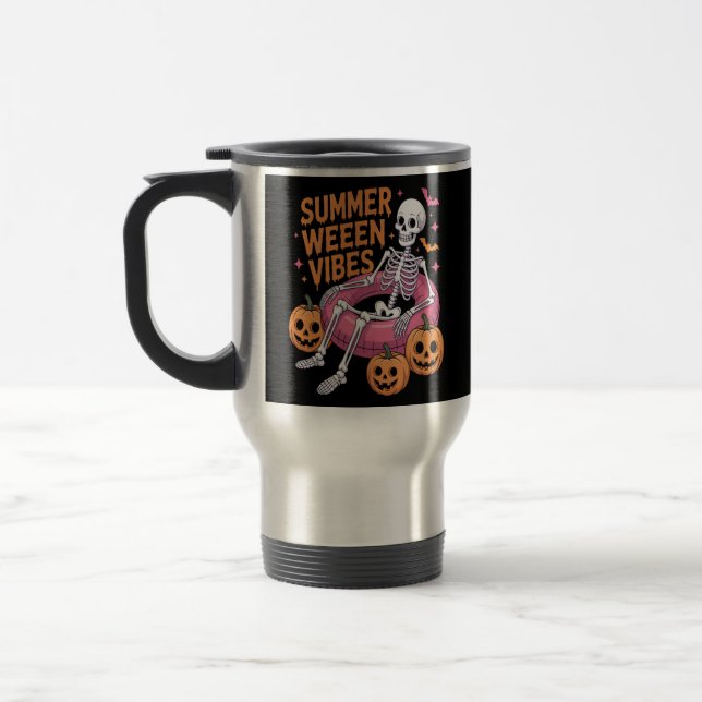 Caneca Térmica Skeleton Summer Vibe (Esquerda)