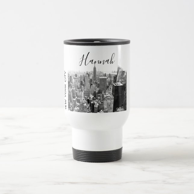 Caneca Térmica Skyline Personnalised da Nova Iorque (Centro)