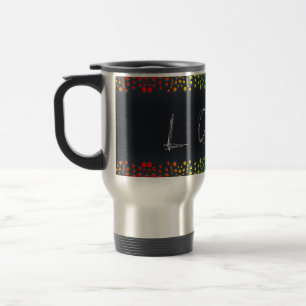 Caneca Térmica SlipperyJoe ama bolhas vermelho laranja amarelo ve