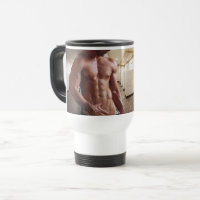 SlipperyJoe muscular sem camisa homem 6 maço ajust